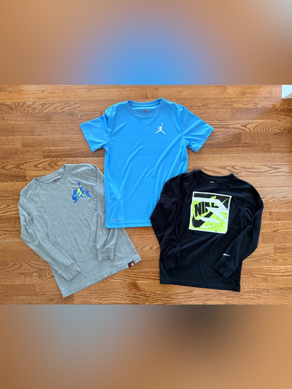Nike Kids Tops Lot - Black, Blue, Gray